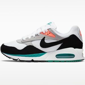 Nike Air Max Correlate - White, Black, Teal, Coral